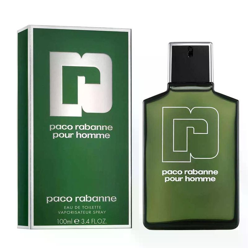 Perfume Paco Rabanne Pour Homme Eau de Toilette Masculino 100ml