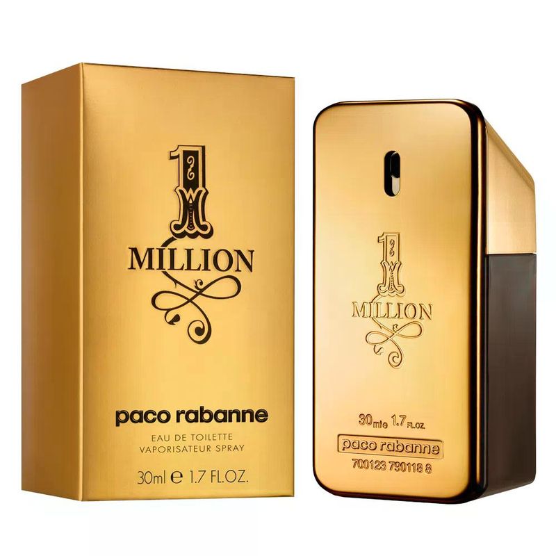Perfume 1 Million Eau De Toilette Masculino Paco Rabanne 30ml