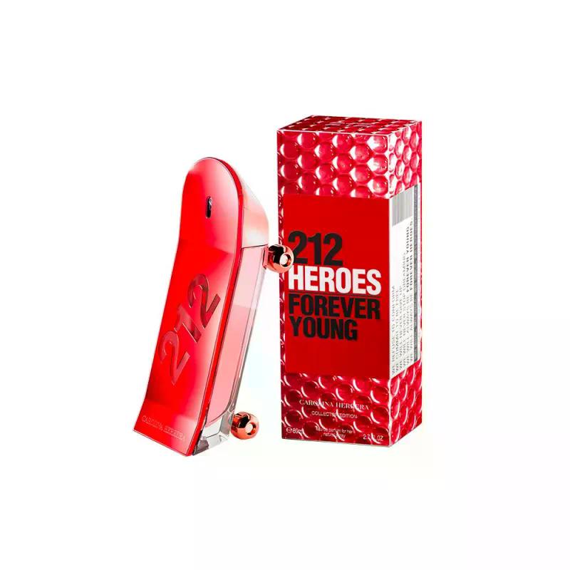 Perfume 212 Heroes For Her Collector Eau de Parfum Feminino Carolina Herrera 80ml