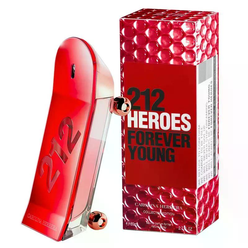 Perfume 212 Heroes For Her Collector Eau de Parfum Feminino Carolina Herrera 80ml