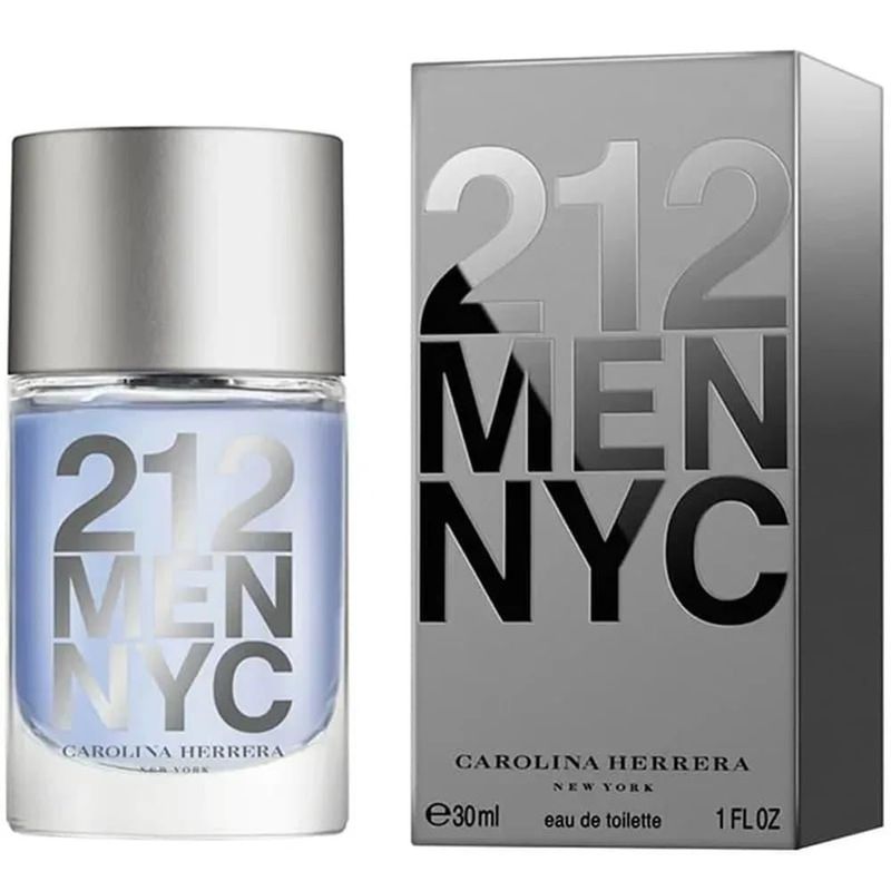 Perfume 212 Men NYC Eau De Toilette Masculino Carolina Herrera 30ml