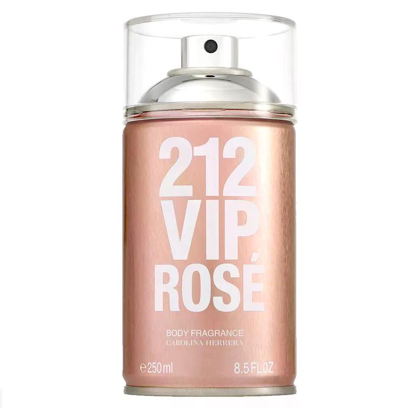 Body Spray 212 Vip Rose Feminino Carolina Herrera 250ml