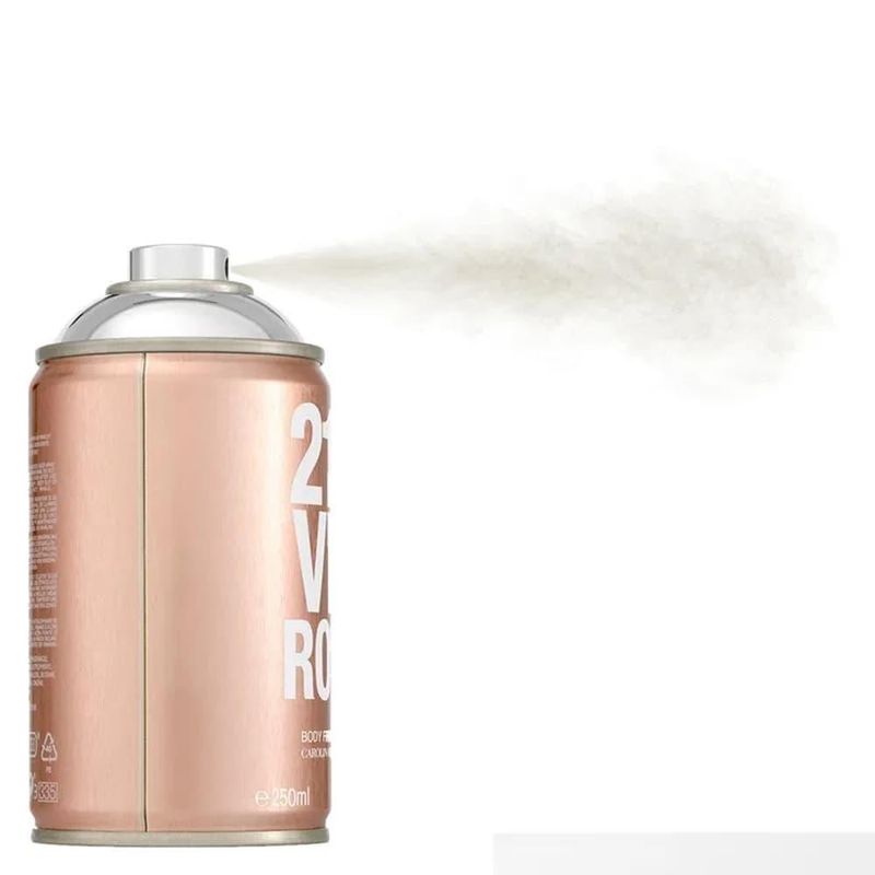 Body Spray 212 Vip Rose Feminino Carolina Herrera 250ml