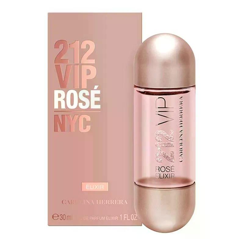Perfume 212 Vip Rose Elixir Eau De Parfum Feminino Carolina Herrera 30ml