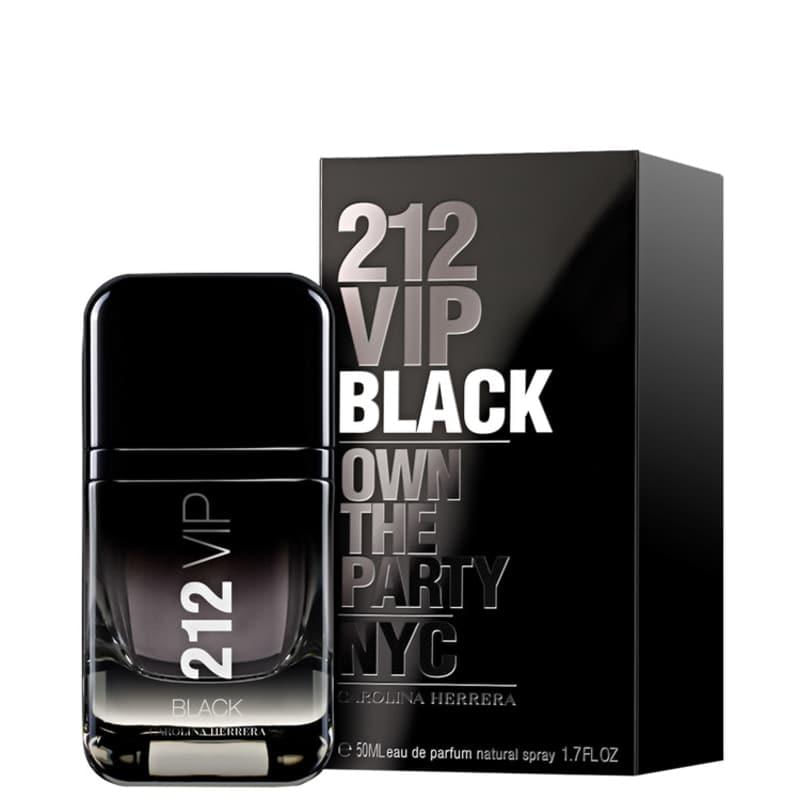 Perfume 212 VIP Black Eau De Parfum Masculino Carolina Herrera 50ml