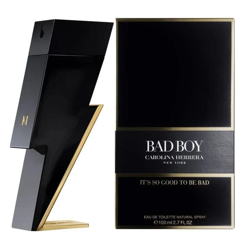 Perfume Bad Boy Eau De Toilette Masculino Carolina Herrera 100ml