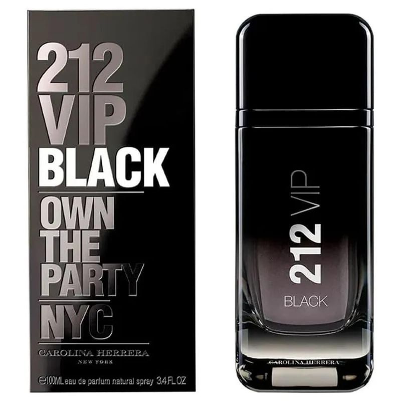 Perfume 212 VIP Black Eau De Parfum Masculino Carolina Herrera 100ml