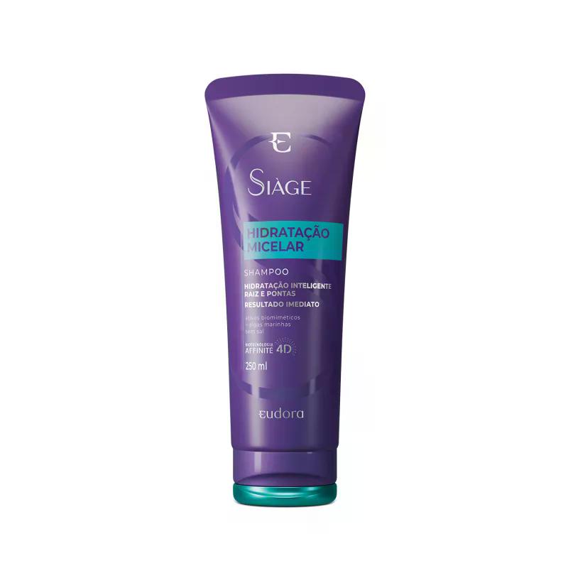 Shampoo Hidratação Micelar Eudora Siàge 250ml