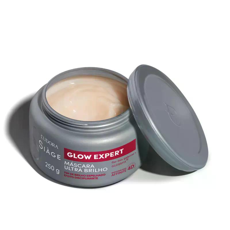 Máscara Capilar Ultra Brilho Eudora Siàge Glow Expert 250g