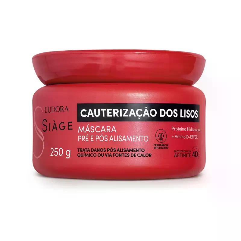 Máscara Capilar Eudora Siàge Cauterização dos Lisos 250g