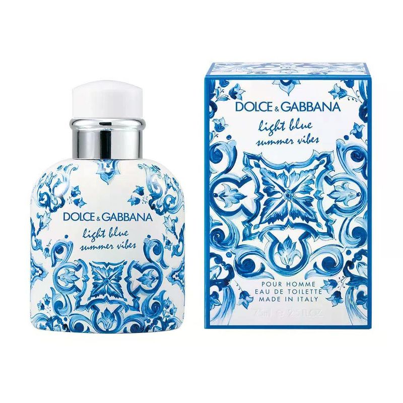 Perfume Light Blue Summer Vibes Eau De Toilette Masculino Dolce & Gabbana 125ml