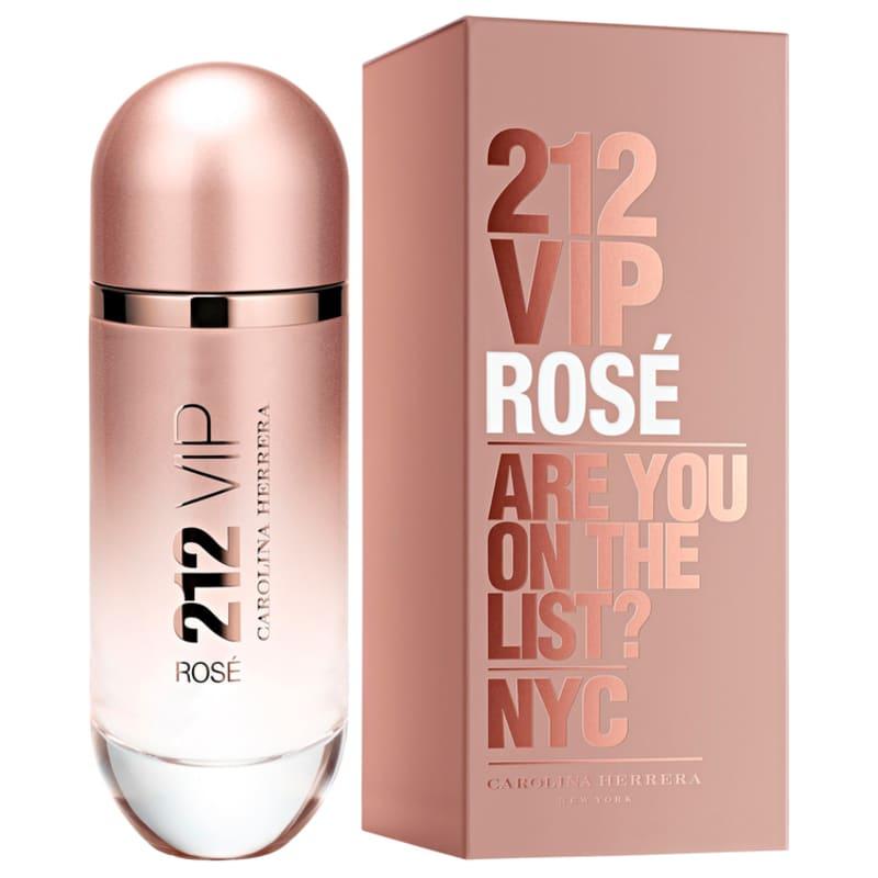 Perfume 212 Vip Rose Eau De Parfum Feminino Carolina Herrera 125ml