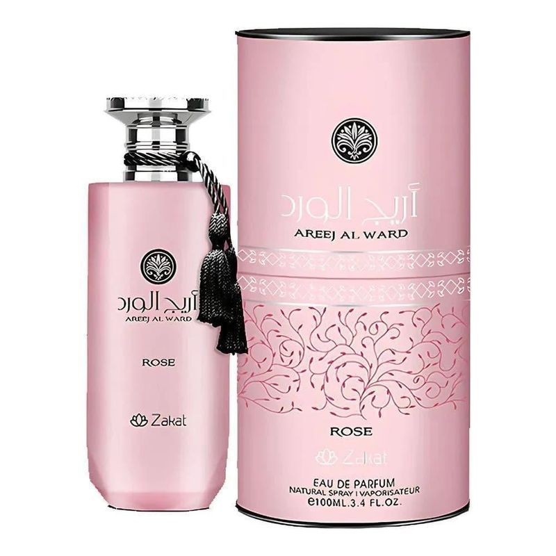 Perfume Areej Al Ward Rose Eau De Parfum Feminino Zakat 100ml