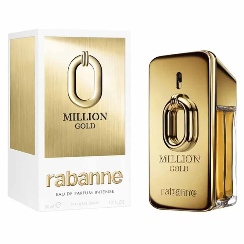 Perfume Million Gold Eau de Parfum Intense Masculino Rabanne 50ml