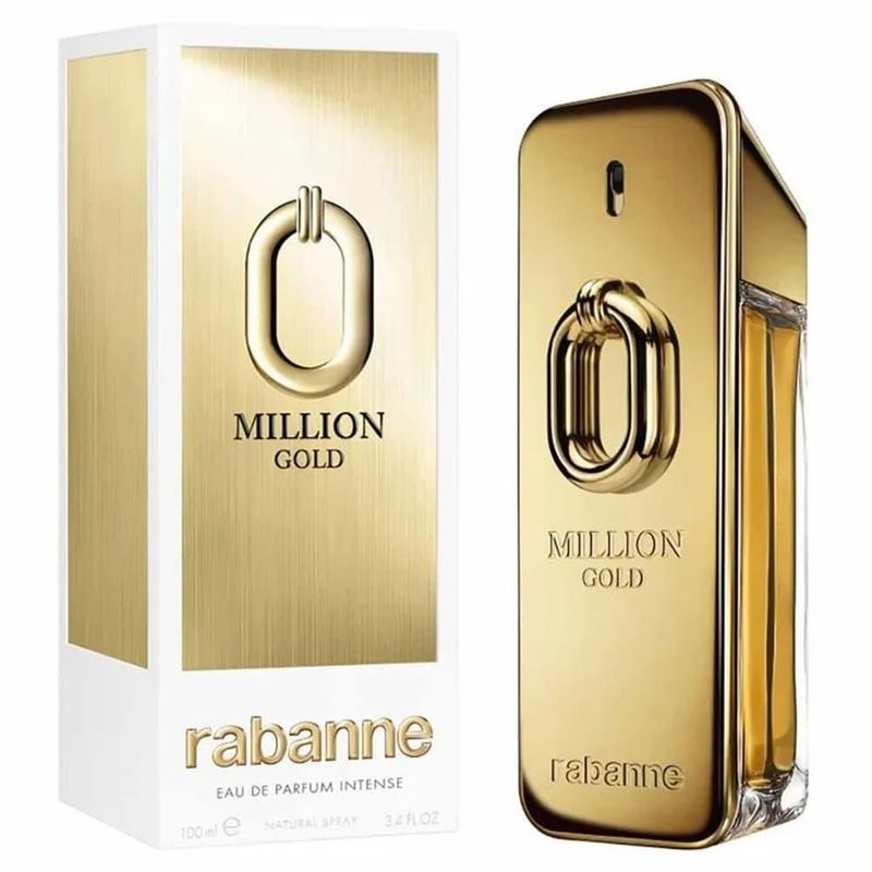 Perfume Million Gold Eau de Parfum Intense Masculino Rabanne 100ml
