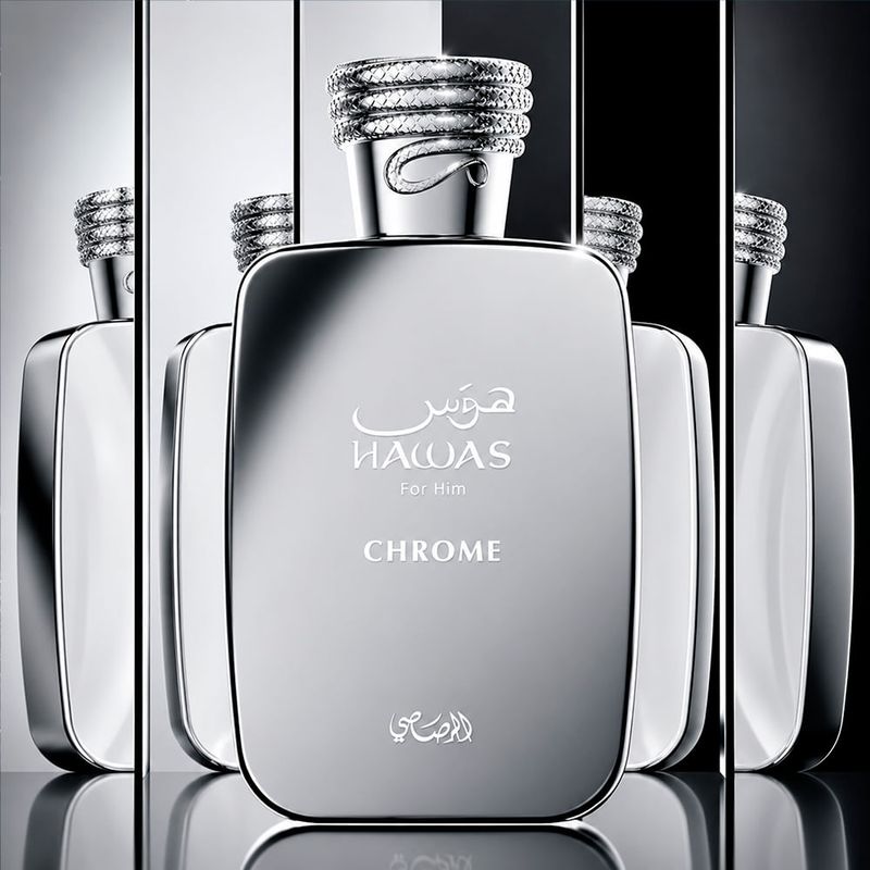 Rasasi Hawas Chrome for Him Eau de Parfum - Perfume Masculino 100ml