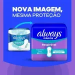 Absorvente Always Diarios Respiravel 80Un