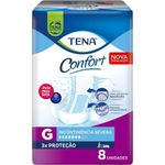 Fralda Descartável Adulto Tena Confort G Pacote 8 Unidades