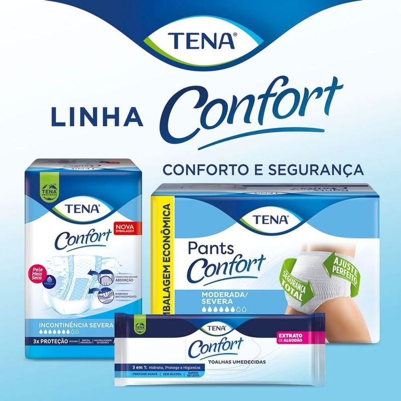 Fralda Geriátrica Tena Confort EG - 18 Unidades