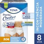Roupa Íntima Descartável Unissex Pants Tena Confort P/M Pacote 8 Unidades