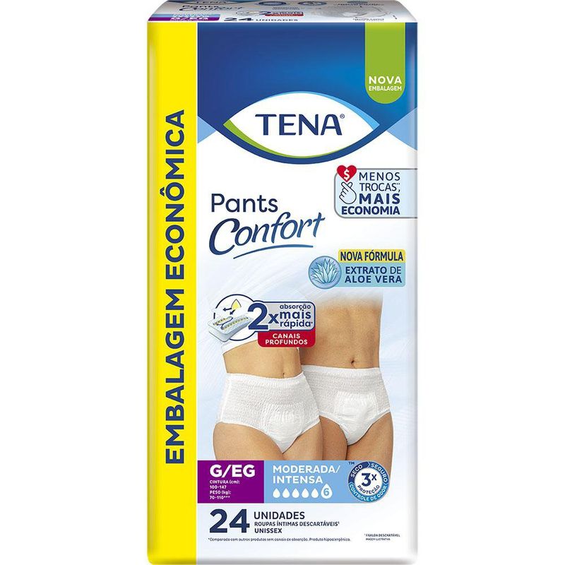Roupa Íntima Tena Pants Confort G/EG - 24 Unidades