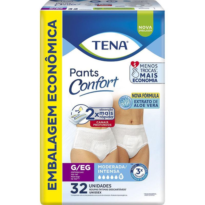 Roupa Íntima Tena Pants Confort G/EG - 32 unidades