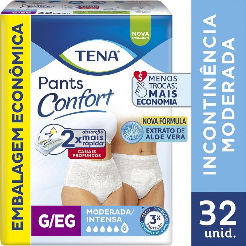 Roupa Íntima Tena Pants Confort G/EG - 32 unidades
