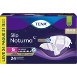 Fralda Descartável Adulto Tena Slip Noturna G - 24 Unidades