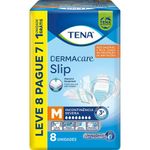 Fralda Adulto Tena Slip Dermacare M Leve 8 Pague 7 Unidades