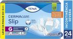 Fralda Geriátrica Tena Slip Dermacare G - 24 Unidades