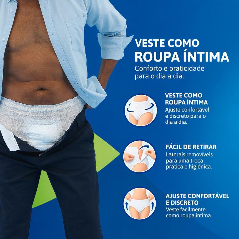 Roupa Íntima Tena Pants Confort P/M - 32 Unidades
