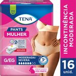 Roupa Íntima Descartável Nude Pants Tena Mulher G/EG - 16 Unidades
