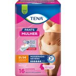 Fralda para adulto Pants Mulher P/M Absorção Moderada/Severa 16 un Tena