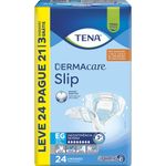 Fralda Geriátrica Tena Dermacare Slip EG Alta Absorção 24un Tena Conforto