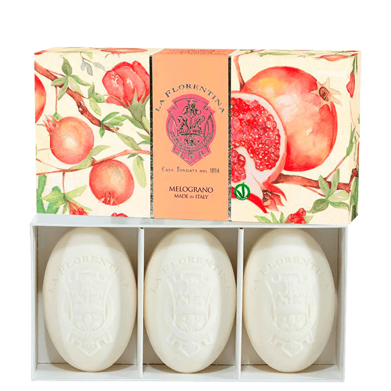 La Florentina Melograno - Sabonete Em Barra 3x150g
