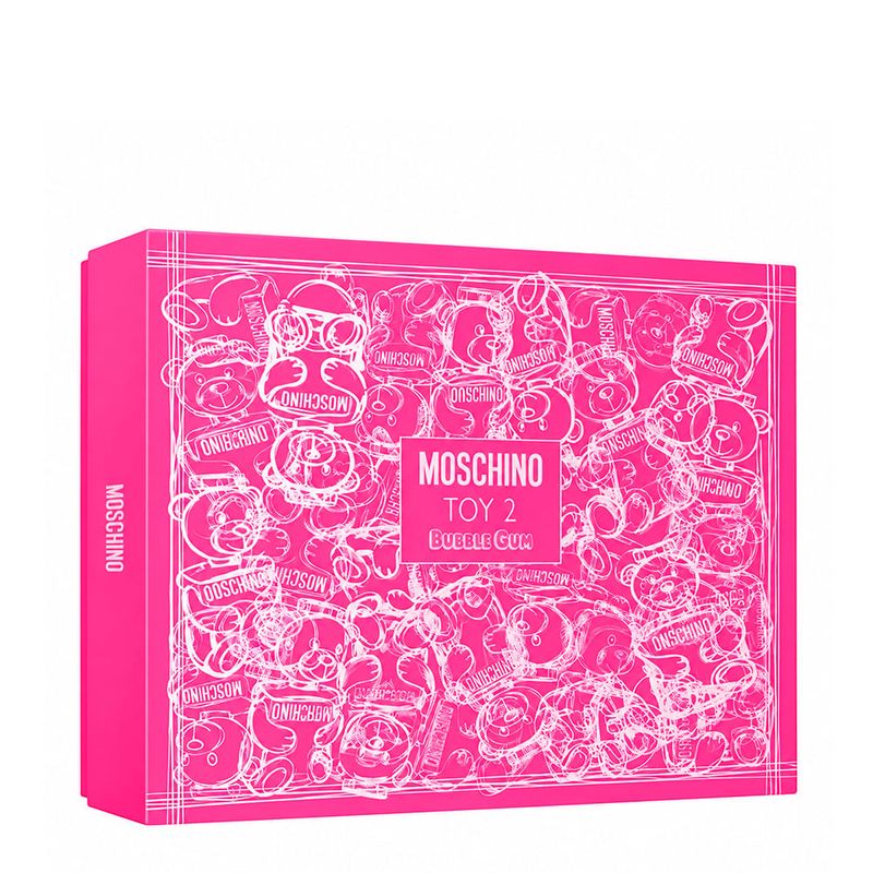 Kit Moschino Toy 2 Bubble Gum Feminino Edt 50ml + Gb 50ml + Bl 50ml