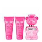 Kit Moschino Toy 2 Bubble Gum Feminino Edt 50ml + Gb 50ml + Bl 50ml