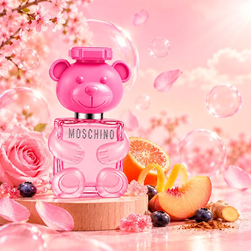 Kit Moschino Toy 2 Bubble Gum Feminino Edt 50ml + Gb 50ml + Bl 50ml
