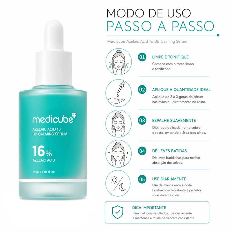 Medicube Azelaic Acid 16 BB Soothing Serum - Sérum Facial 30ml