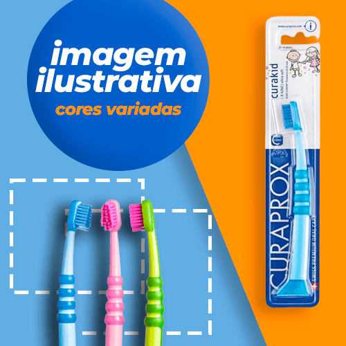 Curaprox Baby CK 4260B Azul - Escova Dental Infantil