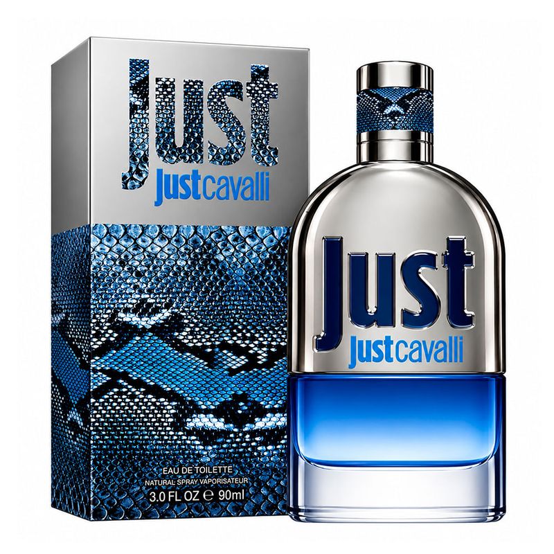 Roberto Cavalli Just Cavalli for Him Eau de Toilette - Perfume Masculino 90ml