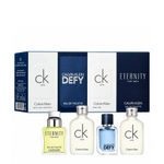 Kit Calvin Klein Masculino - Eau de Toilette Defy 5ml + Eternity 10ml + CK One 2x10ml