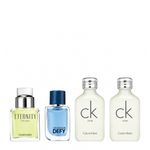 Kit Calvin Klein Masculino - Eau de Toilette Defy 5ml + Eternity 10ml + CK One 2x10ml