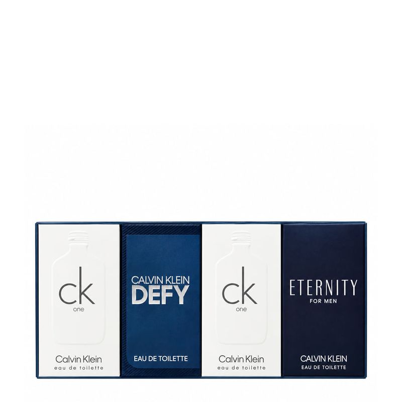 Kit Calvin Klein Masculino - Eau de Toilette Defy 5ml + Eternity 10ml + CK One 2x10ml