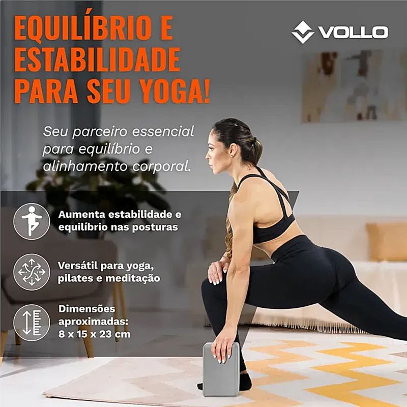 Bloco de EVA para Exercícios / Yoga Vollo
