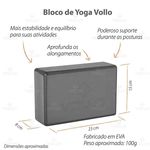 Bloco de EVA para Exercícios / Yoga Vollo