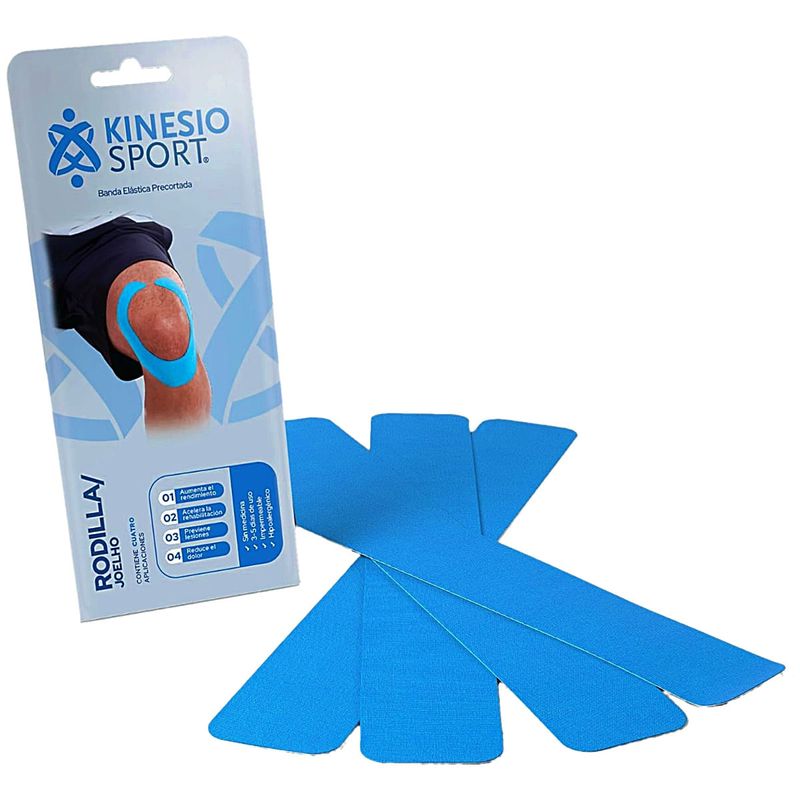 Bandagem Elástica KinesioSport Pré-cortada Joelho