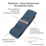 Faixa Elástica Hip Band de Poliéster Vollo Tam G
