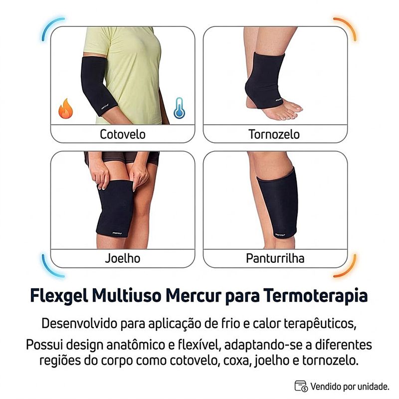 Flexgel Multiuso Mercur para Termoterapia Tam P - unidade