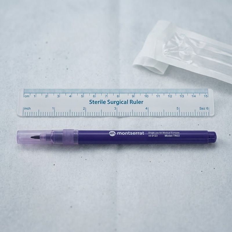 Caneta Cirúrgica Dermografica Ponta Normal Estéril - unidade